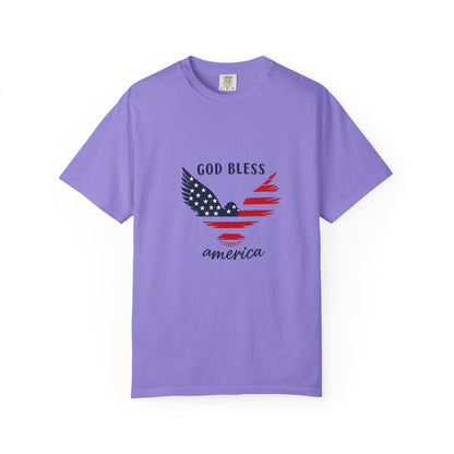 God Bless America Eagle T-Shirt — Patriotic USA Flag Tee