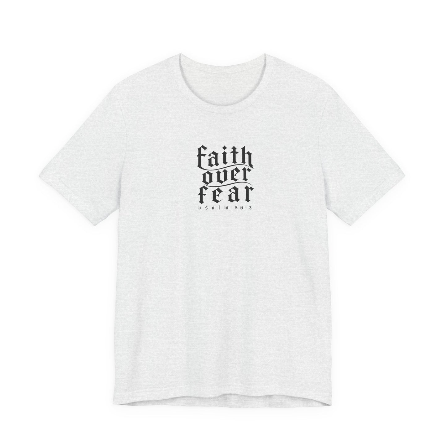 Faith Over Fear Tee — Christian Cross Graphic T-Shirt