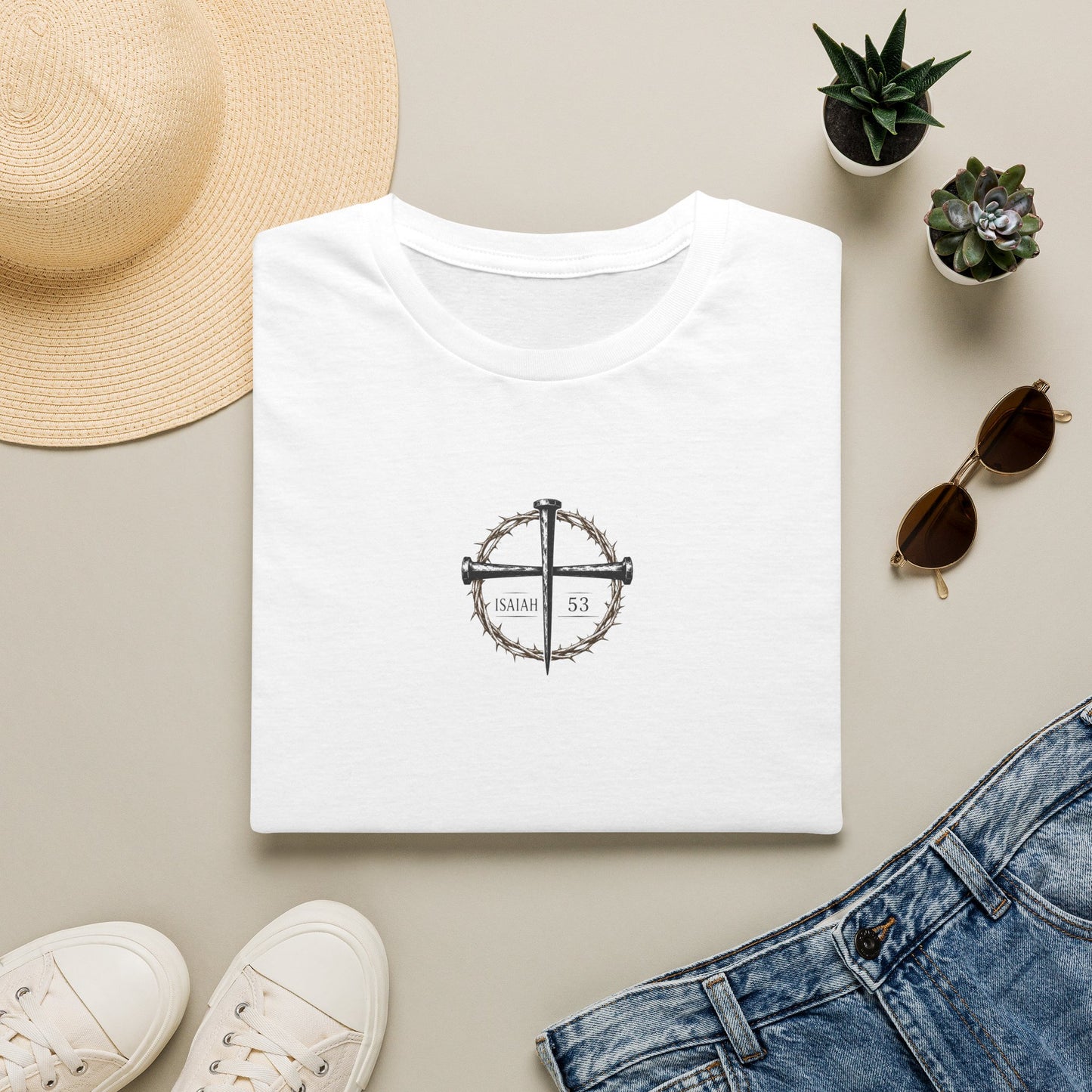 Isaiha 53 Cross & Thorns T-Shirt