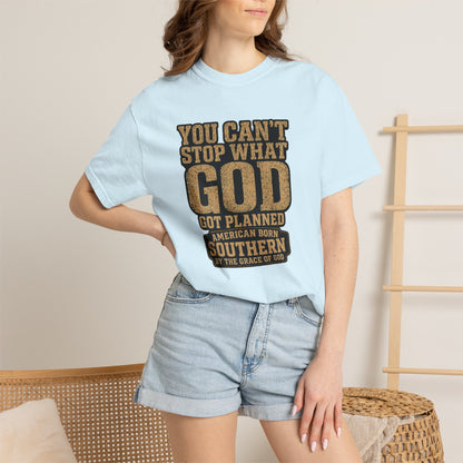 BIG FROST You Can't Stop What God Got Planned DOUBLE SIDED PRINT Tee