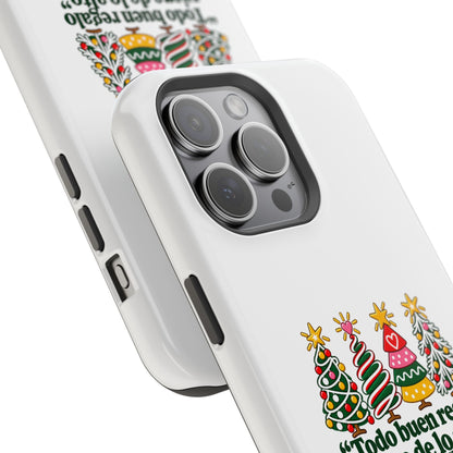 Christmas Grandma Phone Case — “Todo buen regalo viene de lo alto” Magnetic Impact-Resistant Case