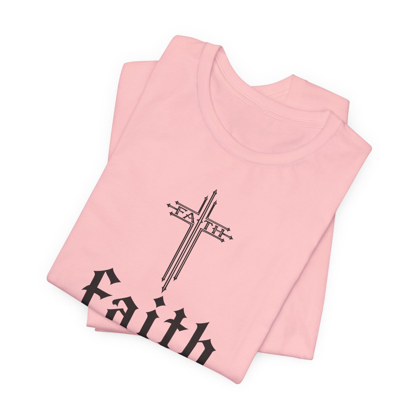 Faith Over Fear T-Shirt — Psalm 56:3 Cross Christian Tee