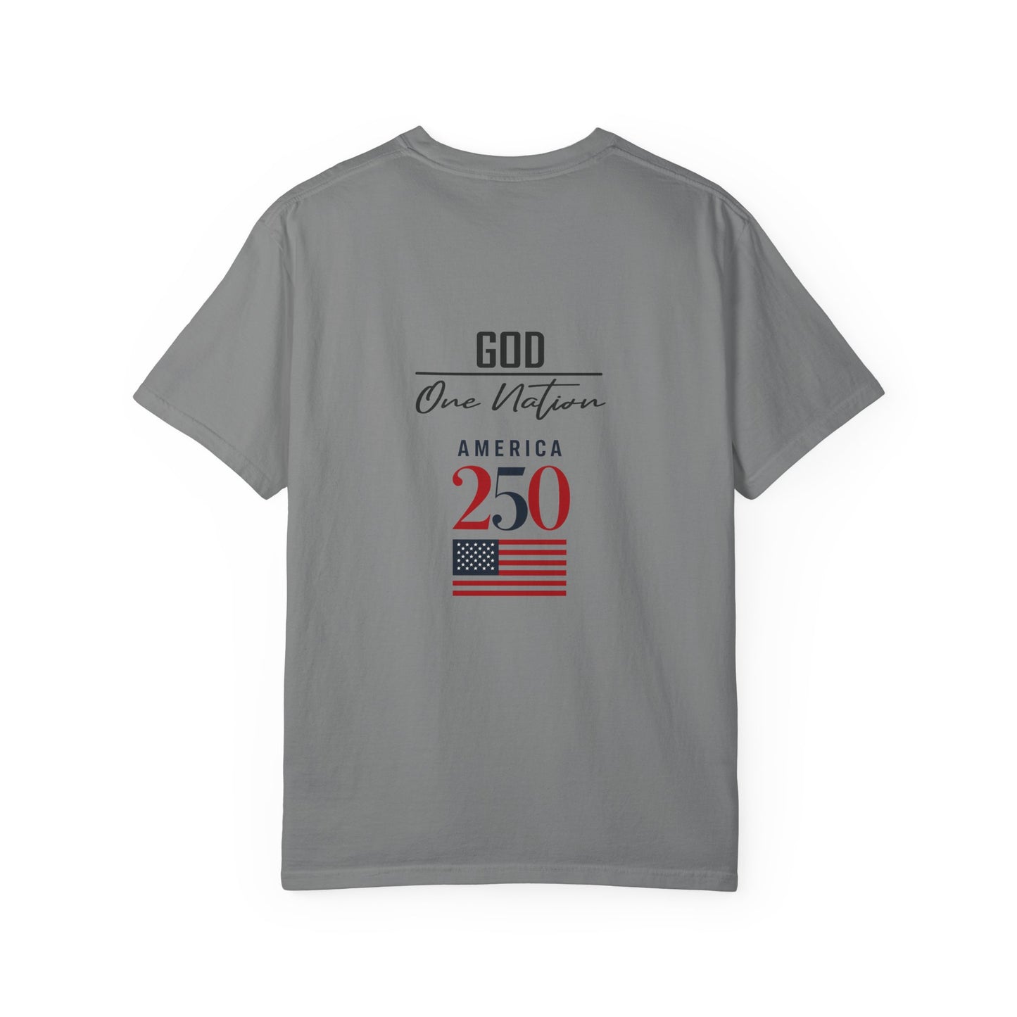 Patriotic Fathers Are Like Noah T-Shirt — "They Build Before the Storm Comes" (America 250)