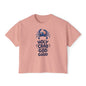 Women’s Boxy Tee — ‘Holy Crab, God Is Good’ Nautical Christian Tee