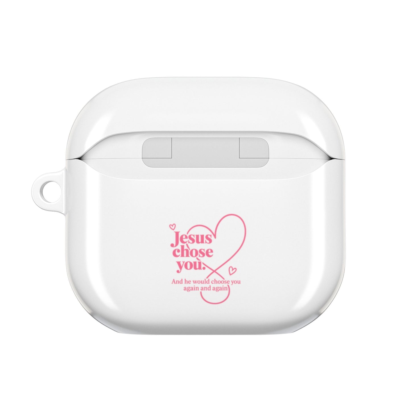 God's Child XOXO AirPod Case - Pink Heart Love Protective Cover