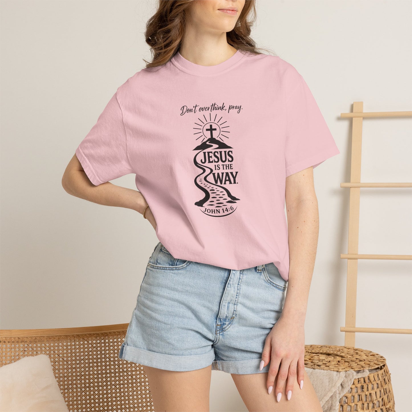Jesus Is the Way T-Shirt — Christian Faith Graphic Tee (John 14:6)