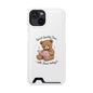 Phone Case — "Spend Quality Time with Jesus Today" Teddy Card Holder