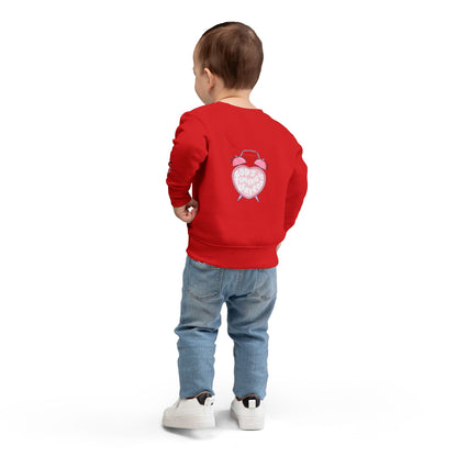 Toddler Sweatshirt — 'Made for a Purpose' Rainbow & 'God's Timing is Perfect' Pink Graphic