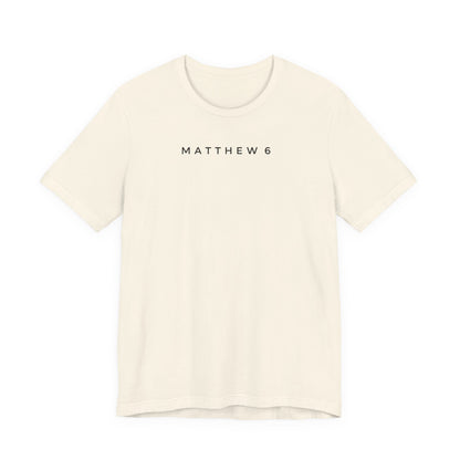 Matthew 6 Prayer Cross Tee — Our Father Lord's Prayer Christian T-Shirt