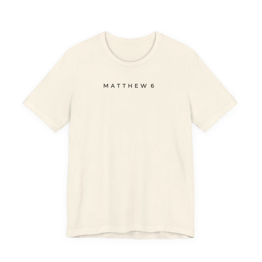 Matthew 6 Prayer Cross Tee — Our Father Lord's Prayer Christian T-Shirt