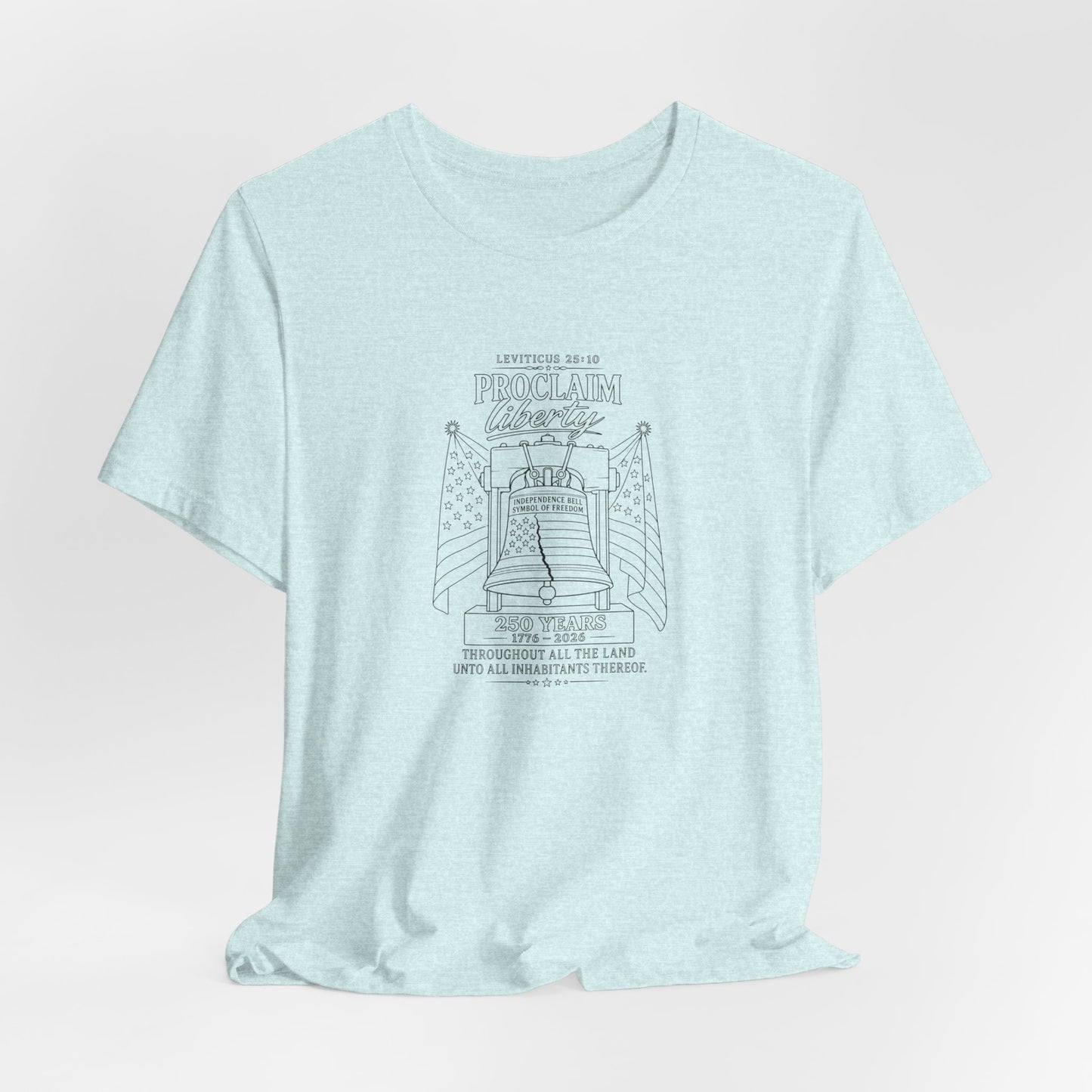 Leviticus 25:10 Tee – Minimalist Bible Verse Christian T-Shirt
