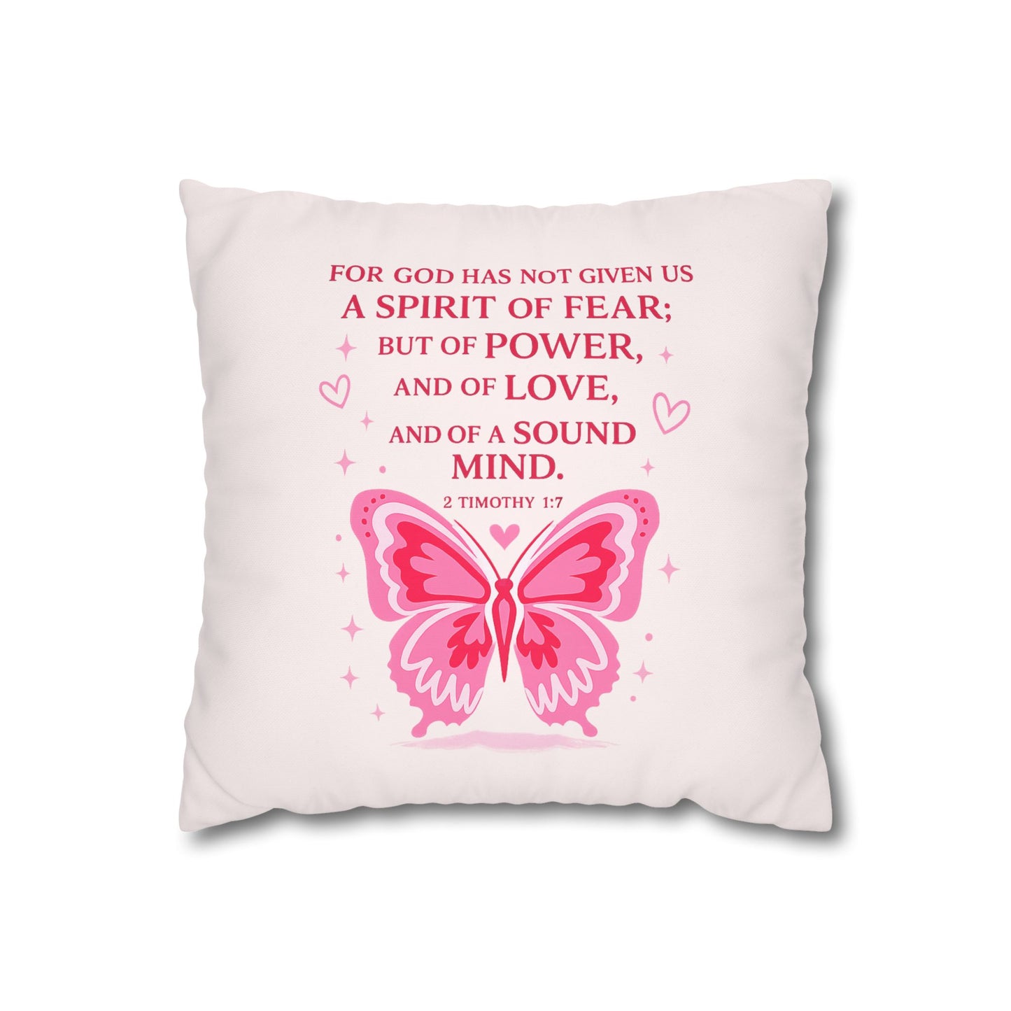 Christian Decorative Pillowcase — "Riding with Jesus & a Full Tank of Faith" Car Design