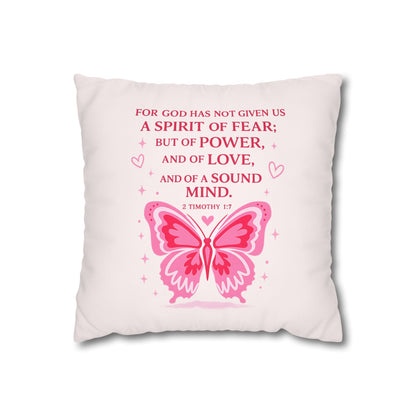 Christian Decorative Pillowcase — "Riding with Jesus & a Full Tank of Faith" Car Design