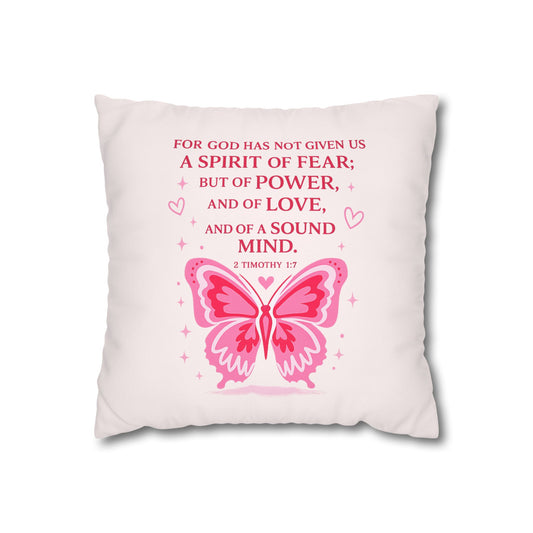 Christian Decorative Pillowcase — "Riding with Jesus & a Full Tank of Faith" Car Design