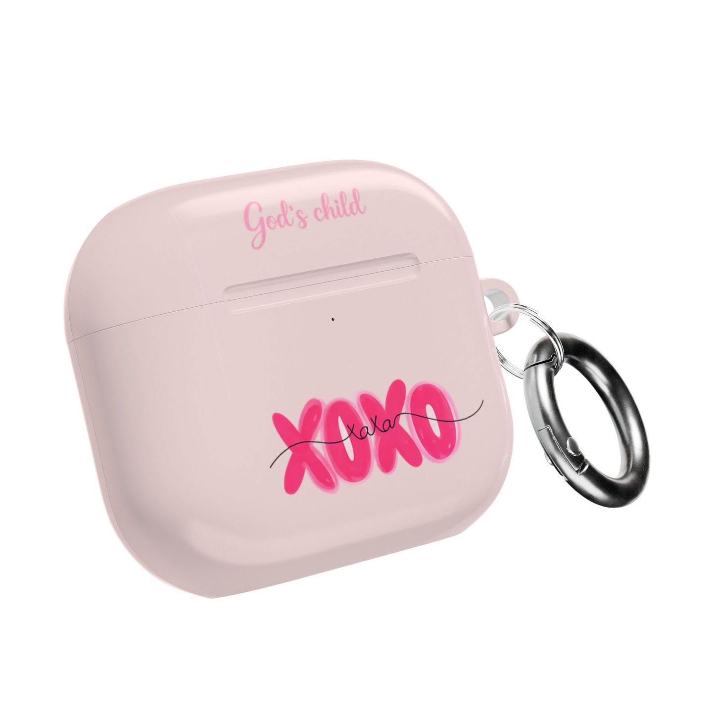 AirPod Case - Pink 'XOXO' & 'Jesus Chose You' Christian Protective Case