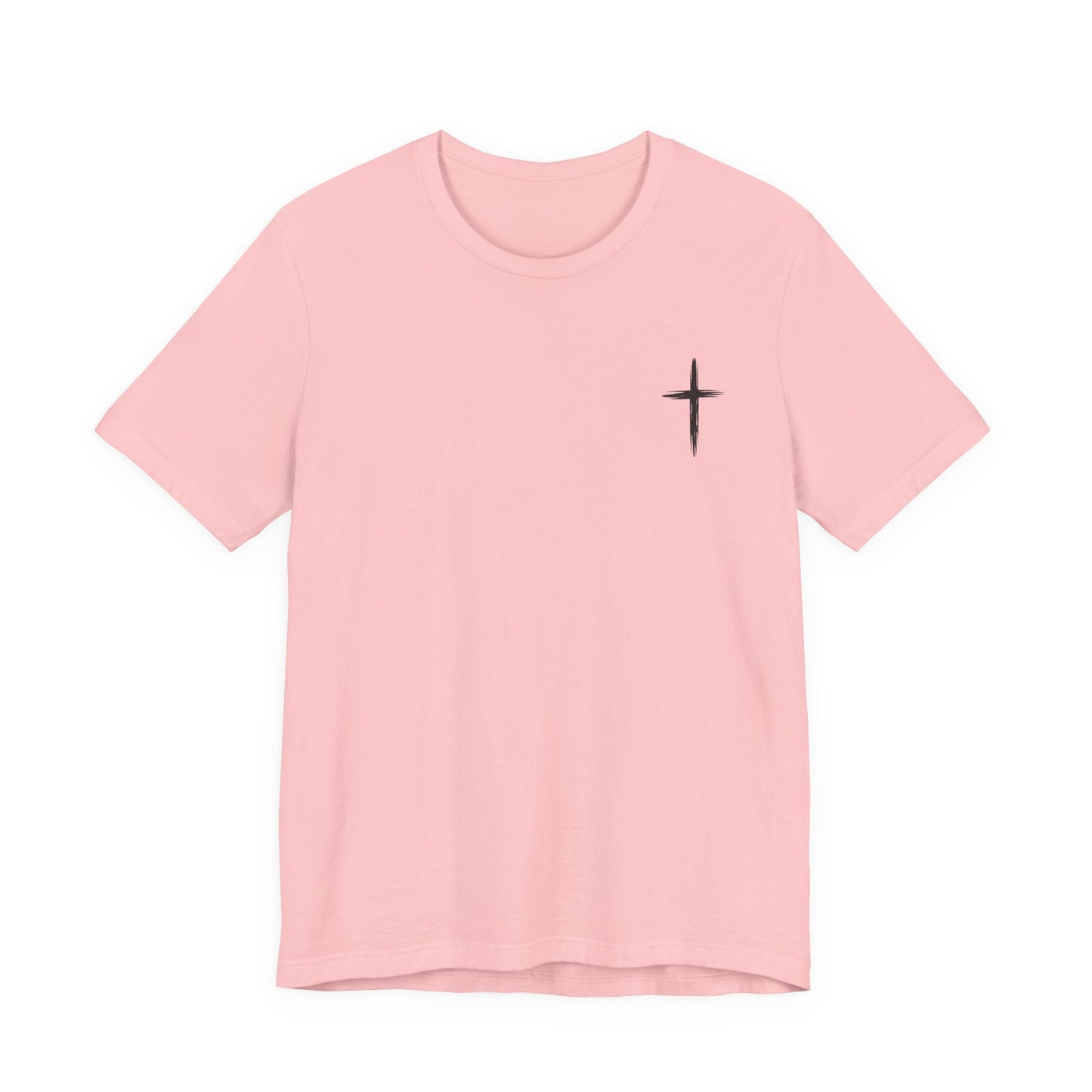 Christian Cross T-Shirt — “By His Wounds We Are Healed” Isaiah 53:5 Inspirational Tee