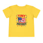 Tiny Patriot Toddler Tee – Cute American Flag 4th of July Shirt