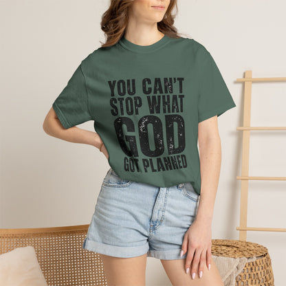 BIG FROST "You Can't Stop What God Got Planned" DOUBLE SIDED Print T Shirt