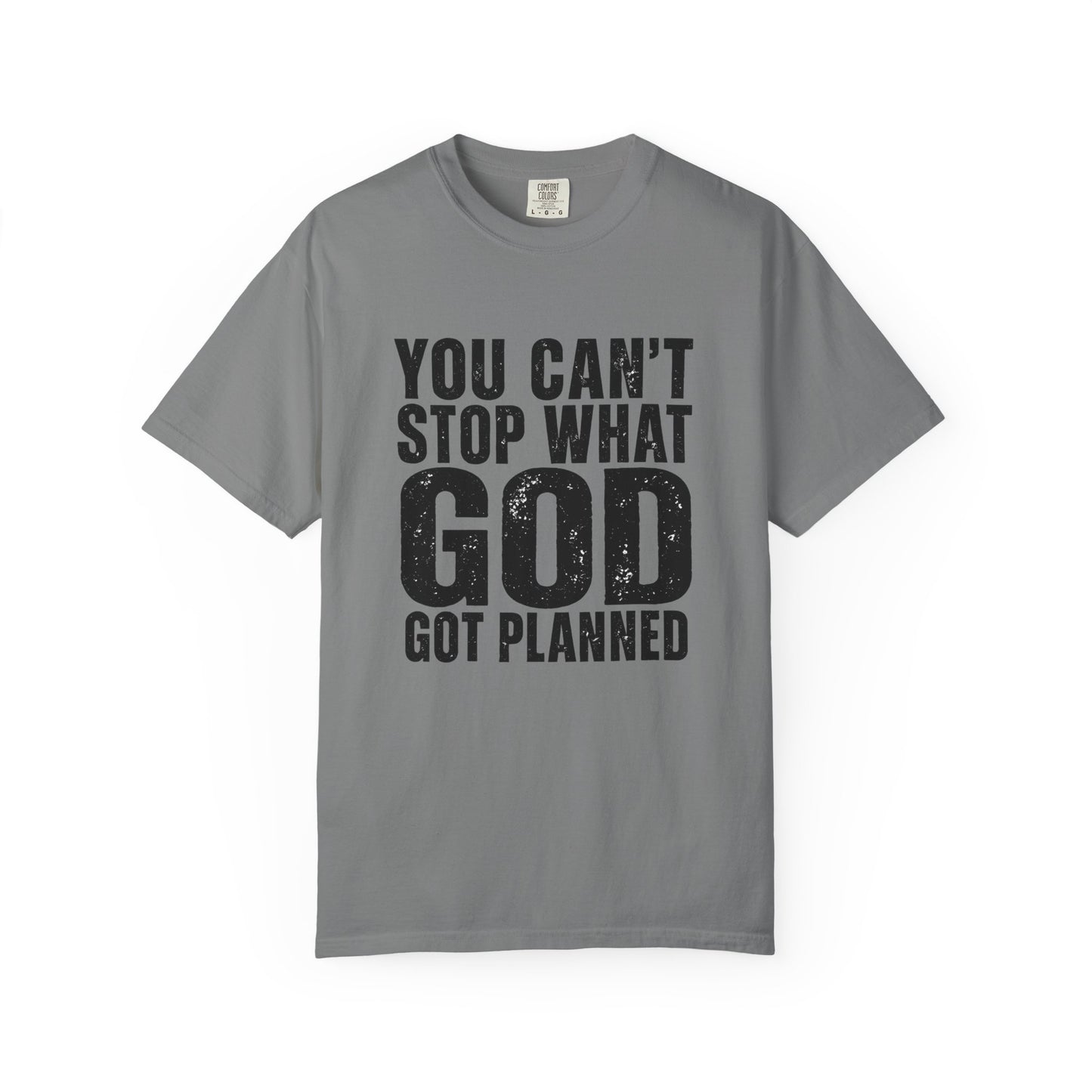 BIG FROST "You Can't Stop What God Got Planned" DOUBLE SIDED Print T Shirt