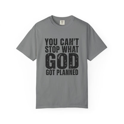 BIG FROST "You Can't Stop What God Got Planned" DOUBLE SIDED Print T Shirt