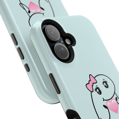 Christian Cute Heart Phone Case — "I Know Jesus Loves Me So Much" Magnetic Impact-Resistant Case