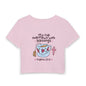 Women’s Baby Tee — “My Cup Overflows With Blessings” Psalms 23:5 Christian Graphic Tee