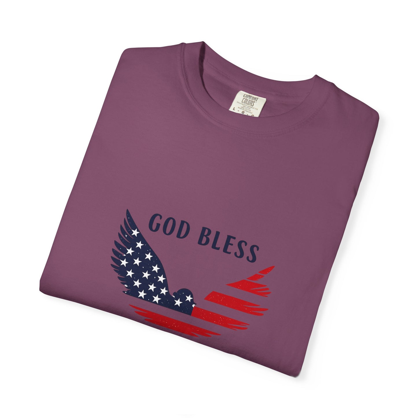 God Bless America Eagle T-Shirt — Patriotic USA Flag Tee