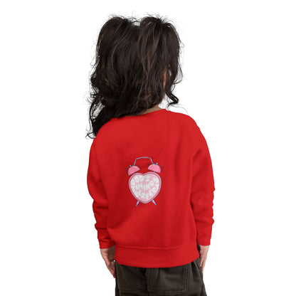 Toddler Sweatshirt — 'Made for a Purpose' Rainbow & 'God's Timing is Perfect' Pink Graphic