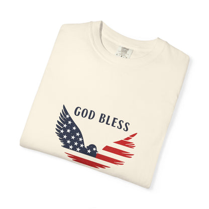 God Bless America Eagle T-Shirt — Patriotic USA Flag Tee