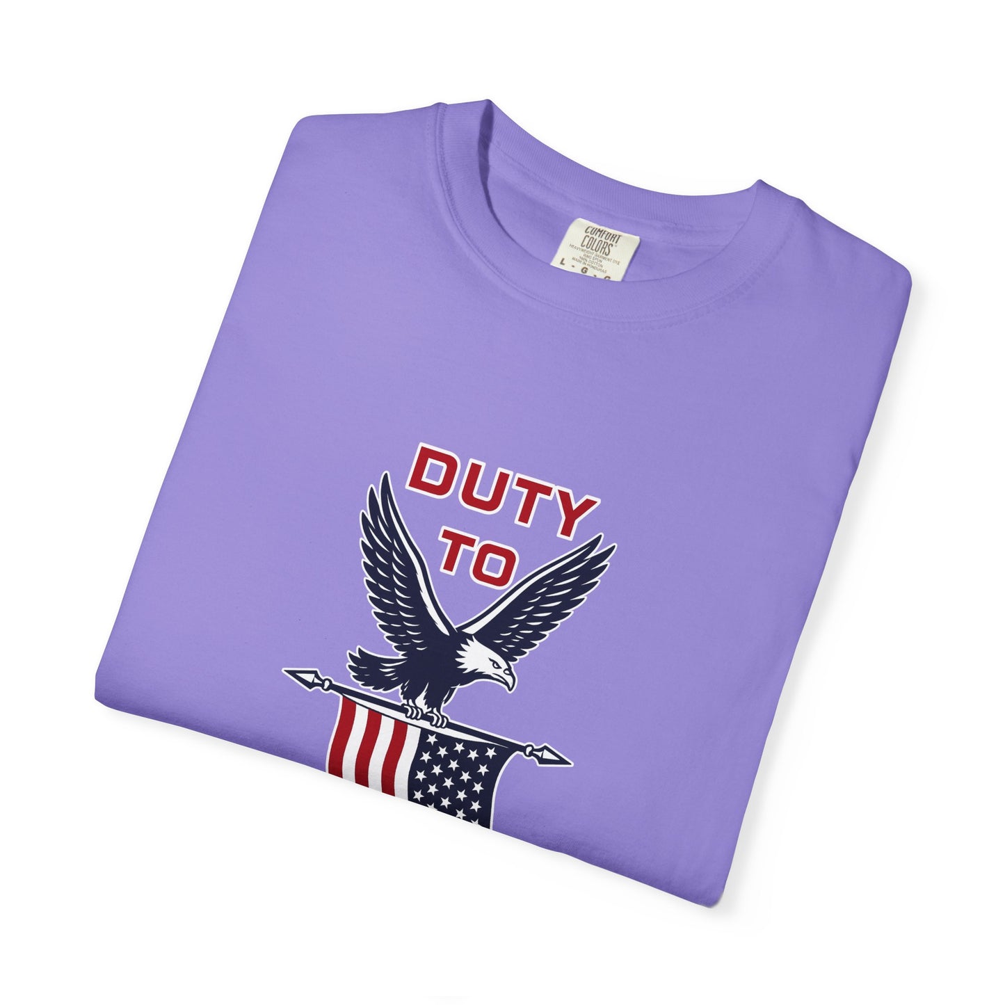 Duty to God Eagle American Flag T-Shirt