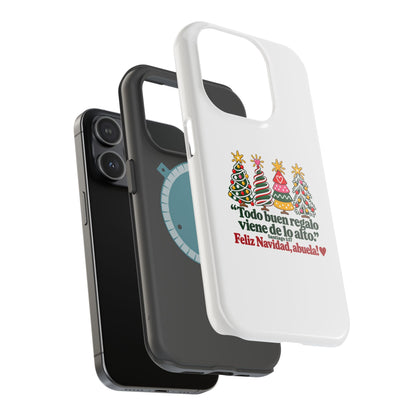 Christmas Grandma Phone Case — “Todo buen regalo viene de lo alto” Magnetic Impact-Resistant Case