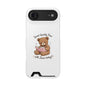Phone Case — "Spend Quality Time with Jesus Today" Teddy Card Holder