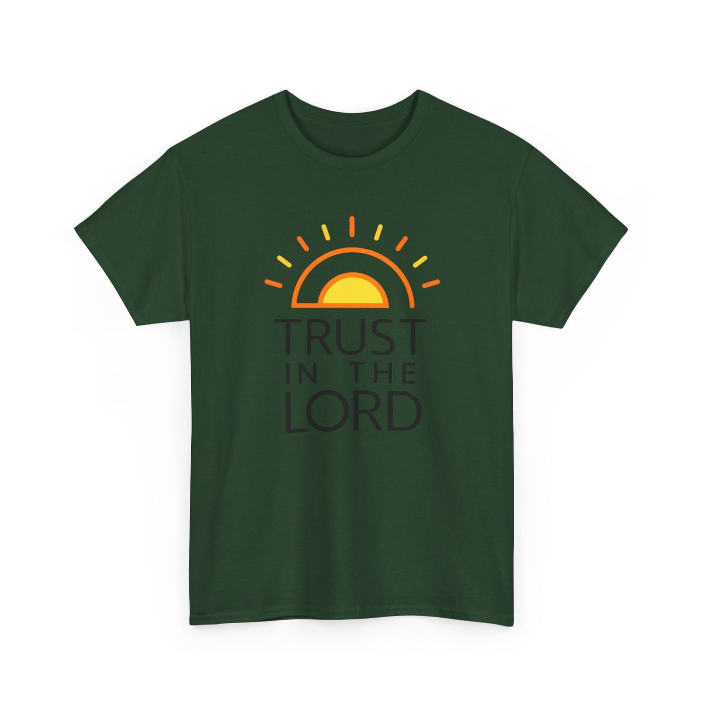 Trust in the Lord T-Shirt — Christian Sunrise Faith Tee