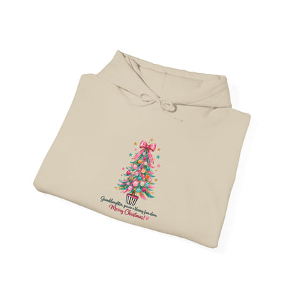 Christmas Tree Hoodie — 'Something evergreen, always close to me. Merry Christmas' Holiday Sweatshirt