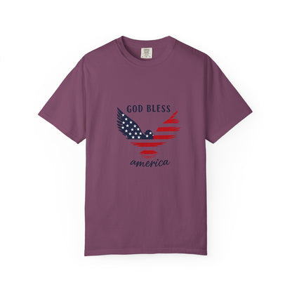 God Bless America Eagle T-Shirt — Patriotic USA Flag Tee