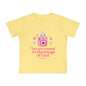 Baby T-Shirt — "You Are Created in the Image of God" Pink Camera Christian Tee