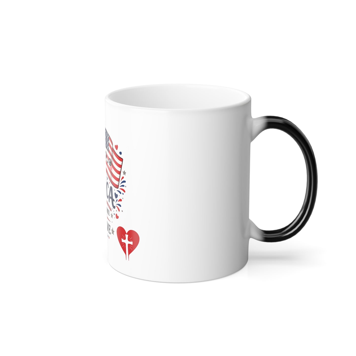Color Morphing Mug — '250 America' Design, 11oz