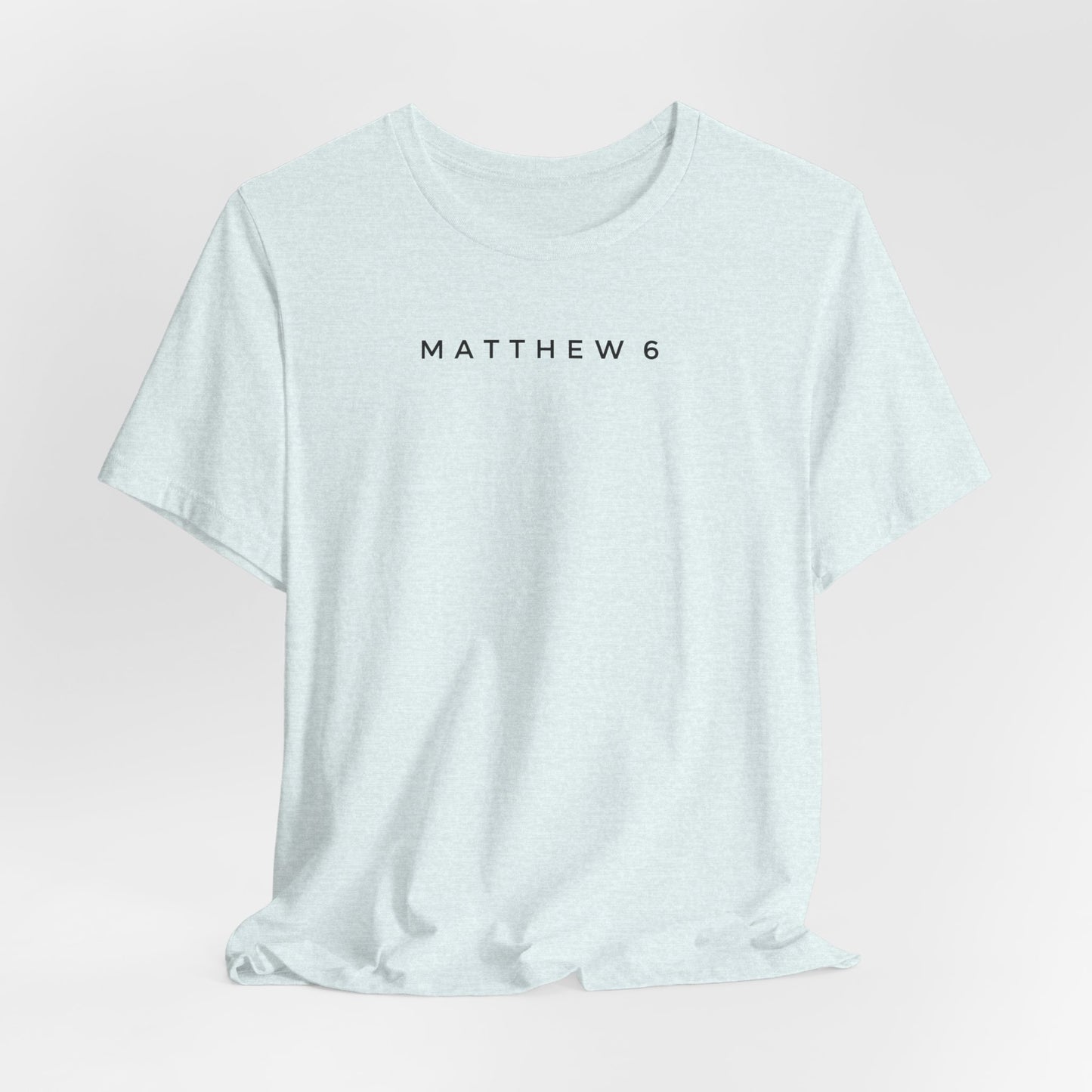 Matthew 6 Prayer Cross Tee — Our Father Lord's Prayer Christian T-Shirt