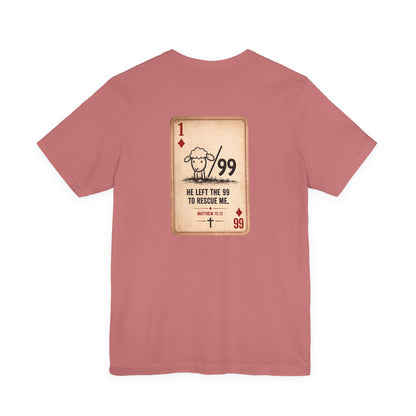 Rescued by One T-Shirt — Sheep Playing Card Design