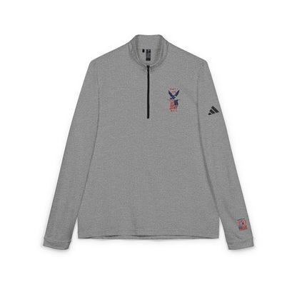 Adidas Quarter-Zip Pullover — "250 America Duty to God" Embroidered