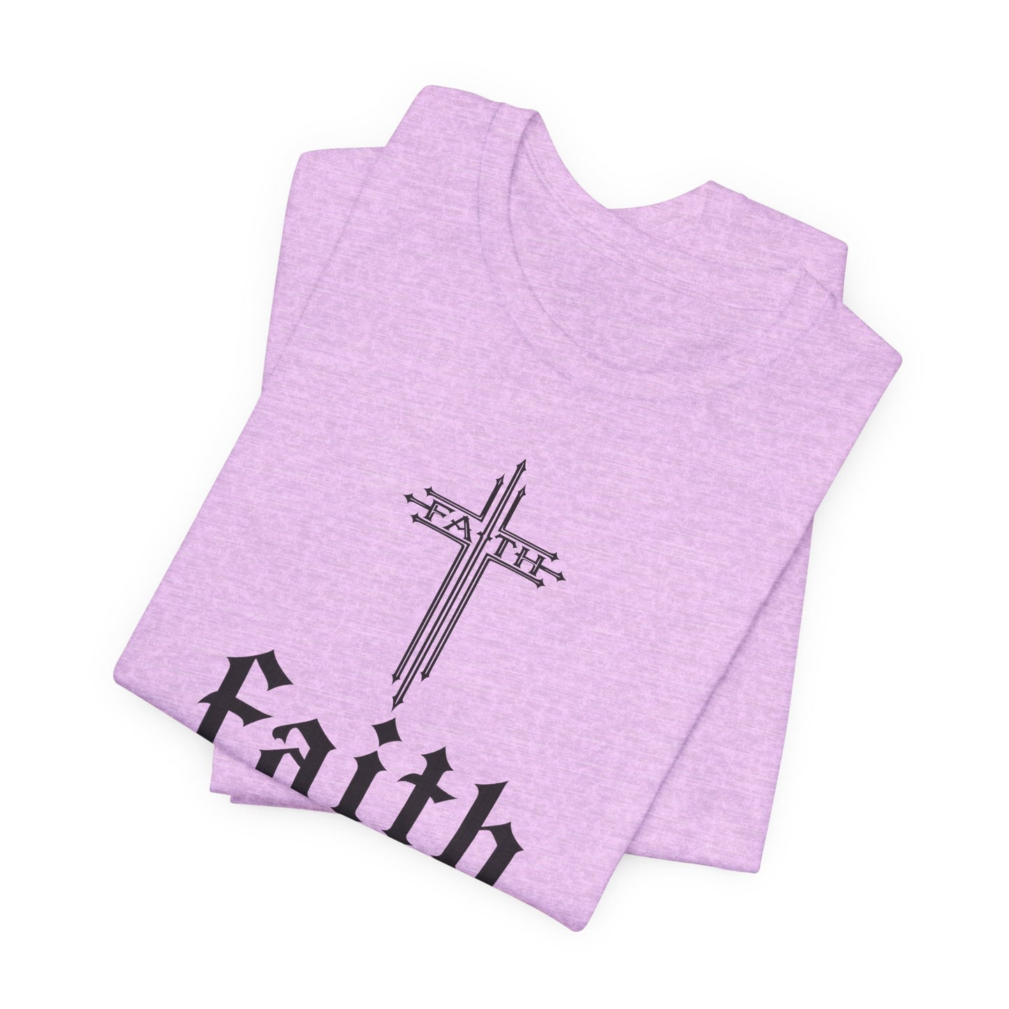 Faith Over Fear T-Shirt — Psalm 56:3 Cross Christian Tee