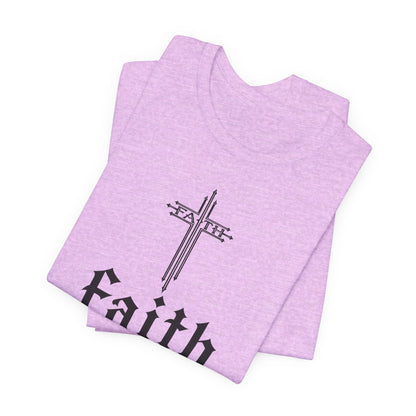 Faith Over Fear T-Shirt — Psalm 56:3 Cross Christian Tee