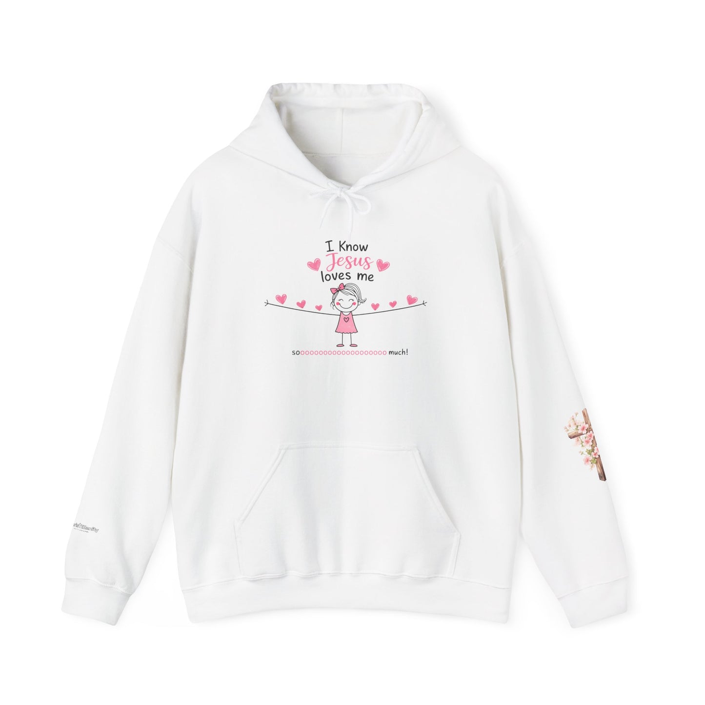 Christian Hoodie — "Be Still and Know" Inspirational Girls' Faith Sweatshirt