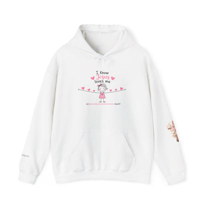 Christian Hoodie — "Be Still and Know" Inspirational Girls' Faith Sweatshirt