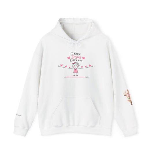 Christian Hoodie — "Be Still and Know" Inspirational Girls' Faith Sweatshirt