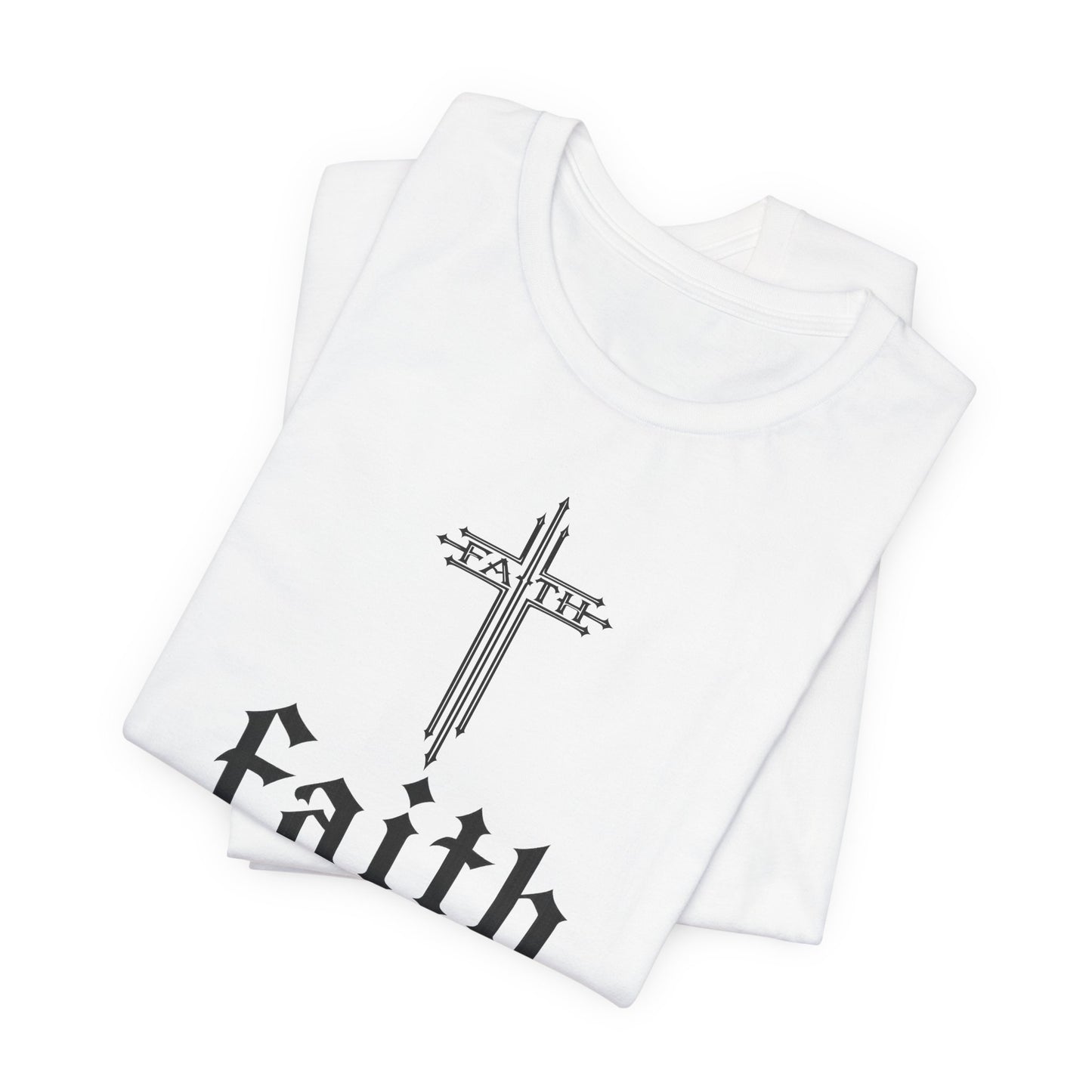 Faith Over Fear T-Shirt — Psalm 56:3 Cross Christian Tee