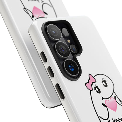 Phone Case — 'I Know Jesus Loves Me So Much' Cute Heart Faith Design