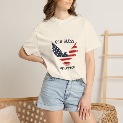 God Bless America Eagle T-Shirt — Patriotic USA Flag Tee
