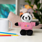 Jesus Rainbow Tee Teddy Bear - Plush Stuffed Animal with Faith Shirt