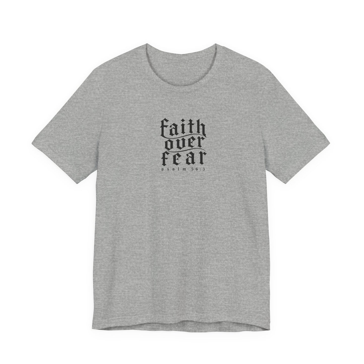 Faith Over Fear Tee — Christian Cross Graphic T-Shirt